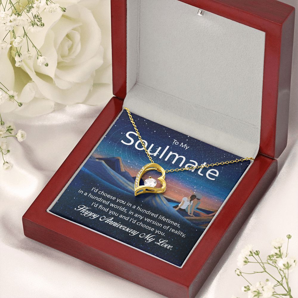 HAPPY ANNIVERSARY TO MY SOULMATE- ETERNAL HOPE NECKLACE
