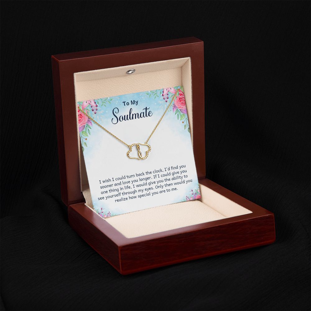 SOULMATE- I WISH I COULD TURN BACK- EVERLASTING LOVE NECKLACE