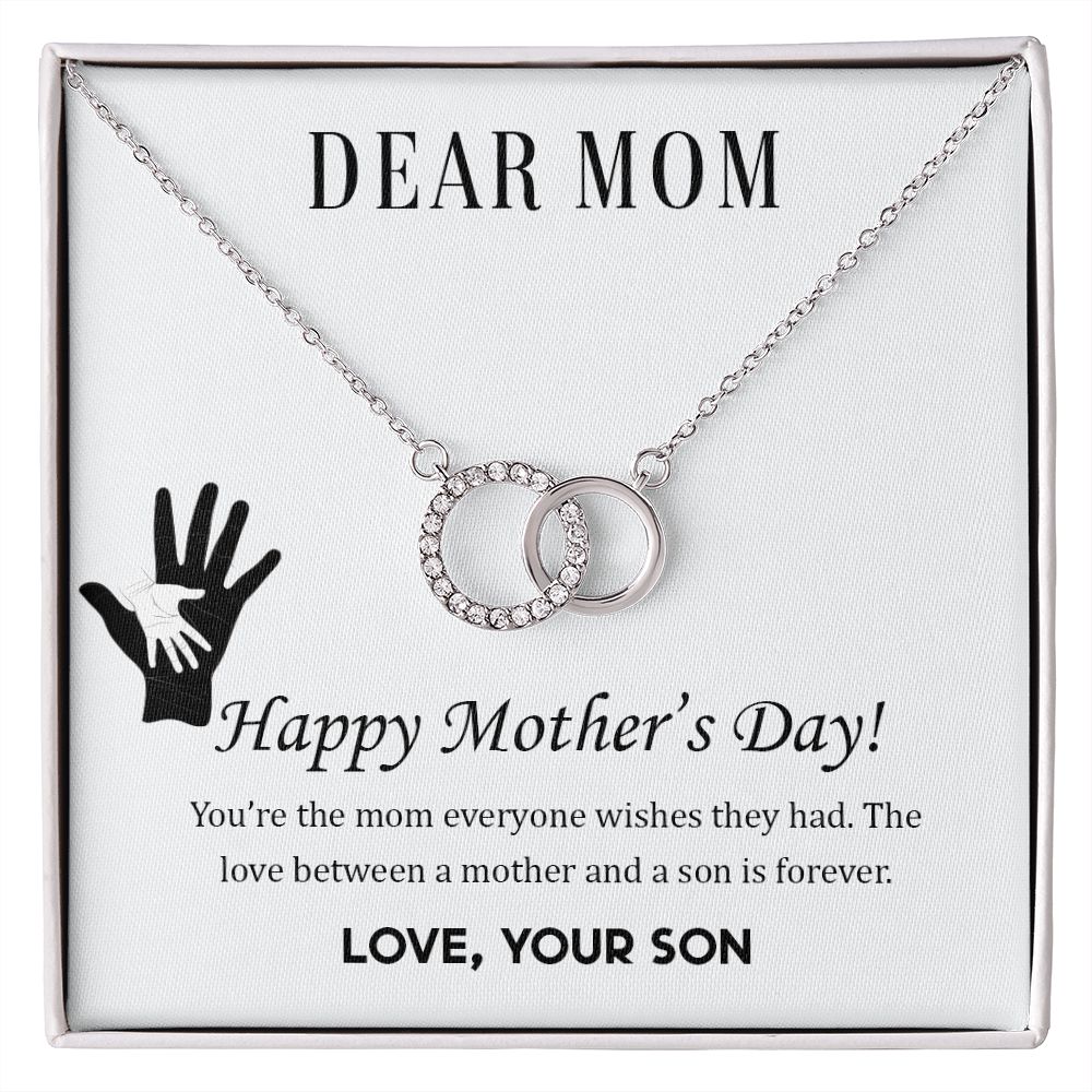 DEAR MOM, HAPPY MOTHER’S DAY! YOU’RE THE MOM -PERFECT PAIR NECKLACE