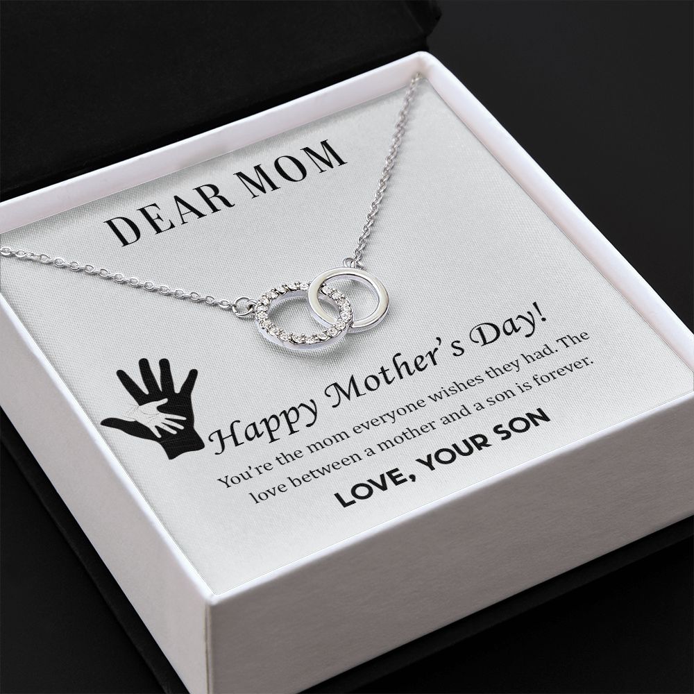 DEAR MOM, HAPPY MOTHER’S DAY! YOU’RE THE MOM -PERFECT PAIR NECKLACE
