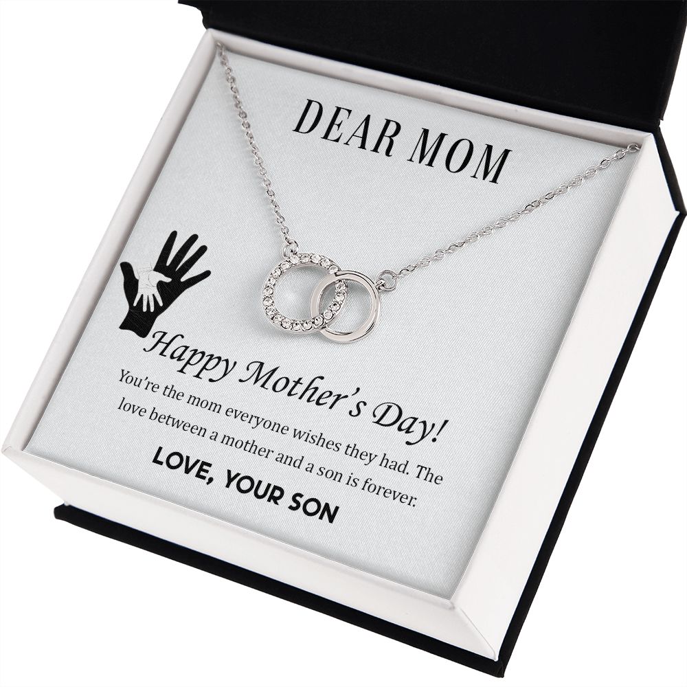 DEAR MOM, HAPPY MOTHER’S DAY! YOU’RE THE MOM -PERFECT PAIR NECKLACE