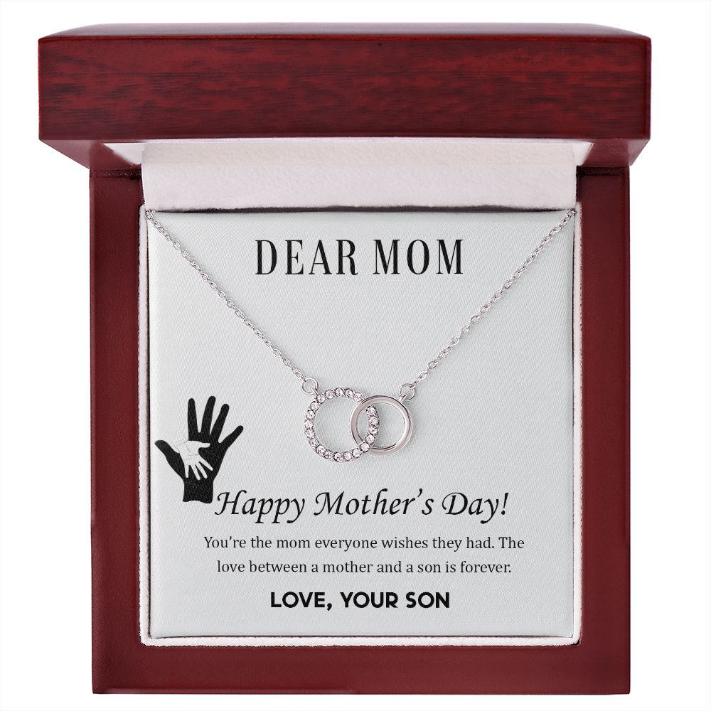 DEAR MOM, HAPPY MOTHER’S DAY! YOU’RE THE MOM -PERFECT PAIR NECKLACE