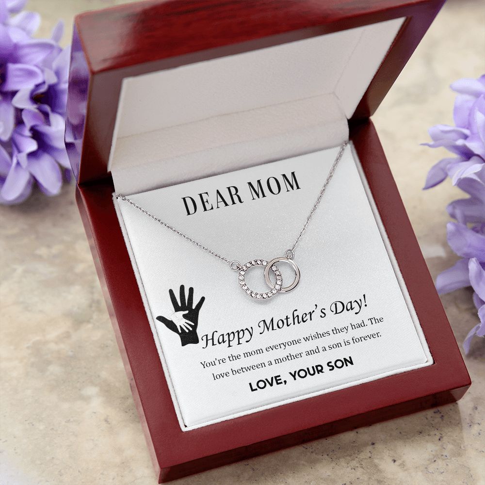 DEAR MOM, HAPPY MOTHER’S DAY! YOU’RE THE MOM -PERFECT PAIR NECKLACE