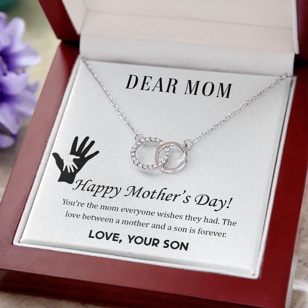 DEAR MOM, HAPPY MOTHER’S DAY! YOU’RE THE MOM -PERFECT PAIR NECKLACE