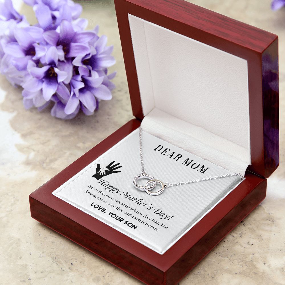 DEAR MOM, HAPPY MOTHER’S DAY! YOU’RE THE MOM -PERFECT PAIR NECKLACE