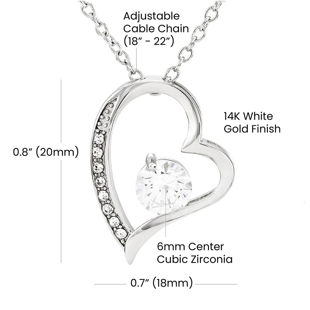 TO MY SOULMATE- I WISH I COULD TURN BACK THE CLOCK- FOREVER LOVE NECKLACE