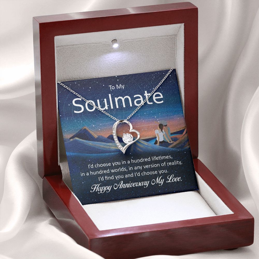 HAPPY ANNIVERSARY TO MY SOULMATE- ETERNAL HOPE NECKLACE