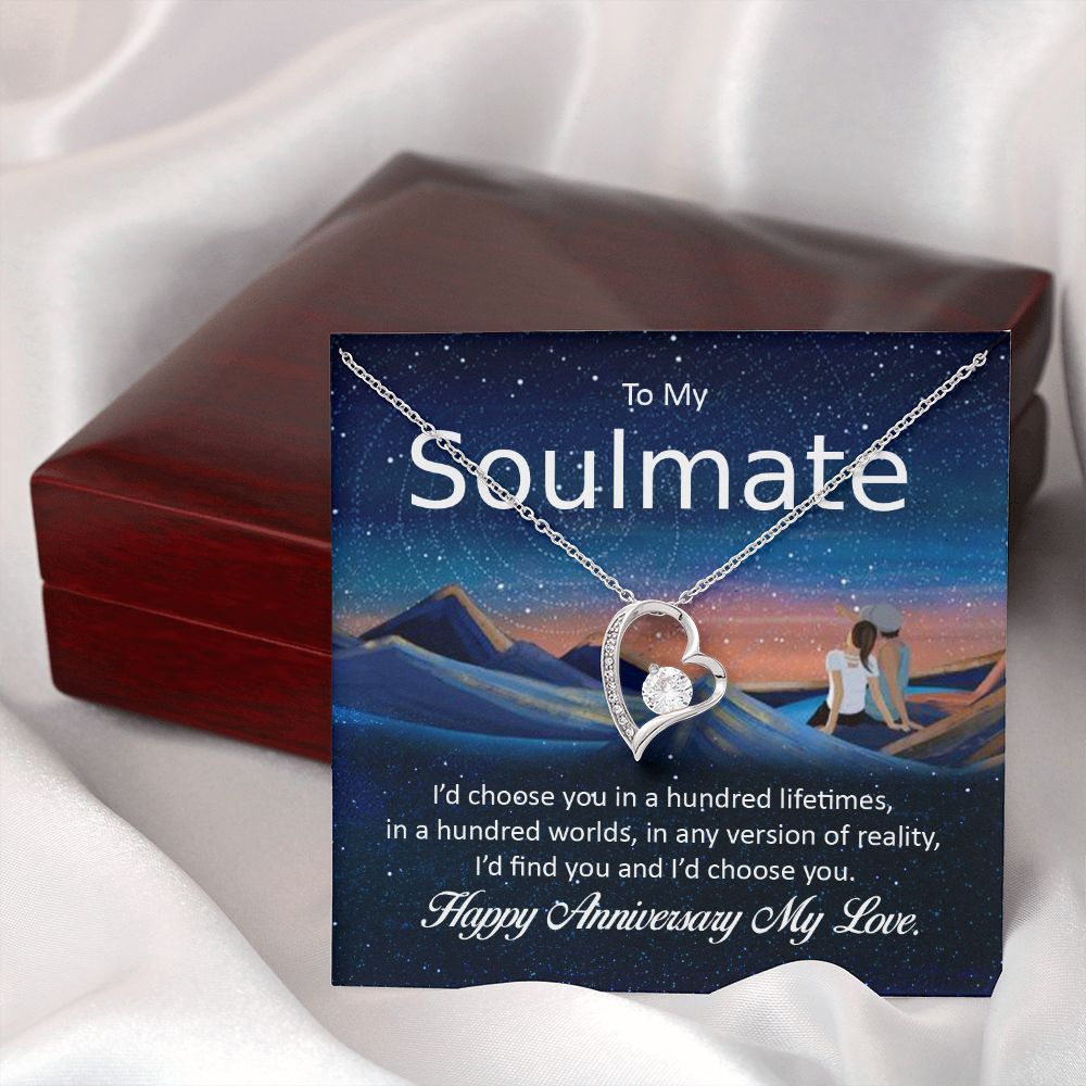 HAPPY ANNIVERSARY TO MY SOULMATE- ETERNAL HOPE NECKLACE