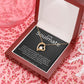 TO MY SOULMATE- I WISH I COULD TURN BACK THE CLOCK- FOREVER LOVE NECKLACE