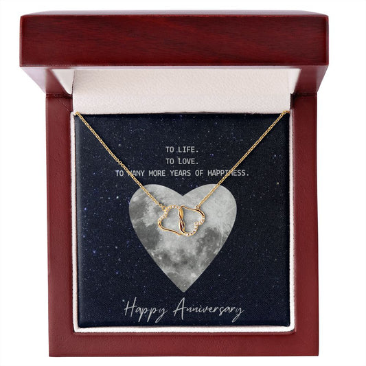 TO LIFE. TO LOVE-EVERLASTING LOVE NECKLACE