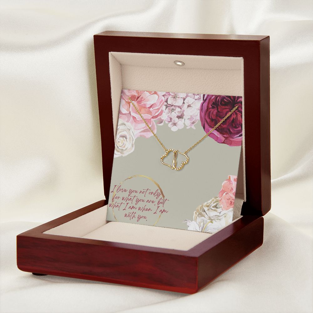 I LOVE YOU NOT ONLY - EVERLASTING LOVE NECKLACE