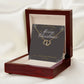 TO MY GIRLFRIEND- MERRY CHRISTMAS - EVERLASTING LOVE NECKLACE