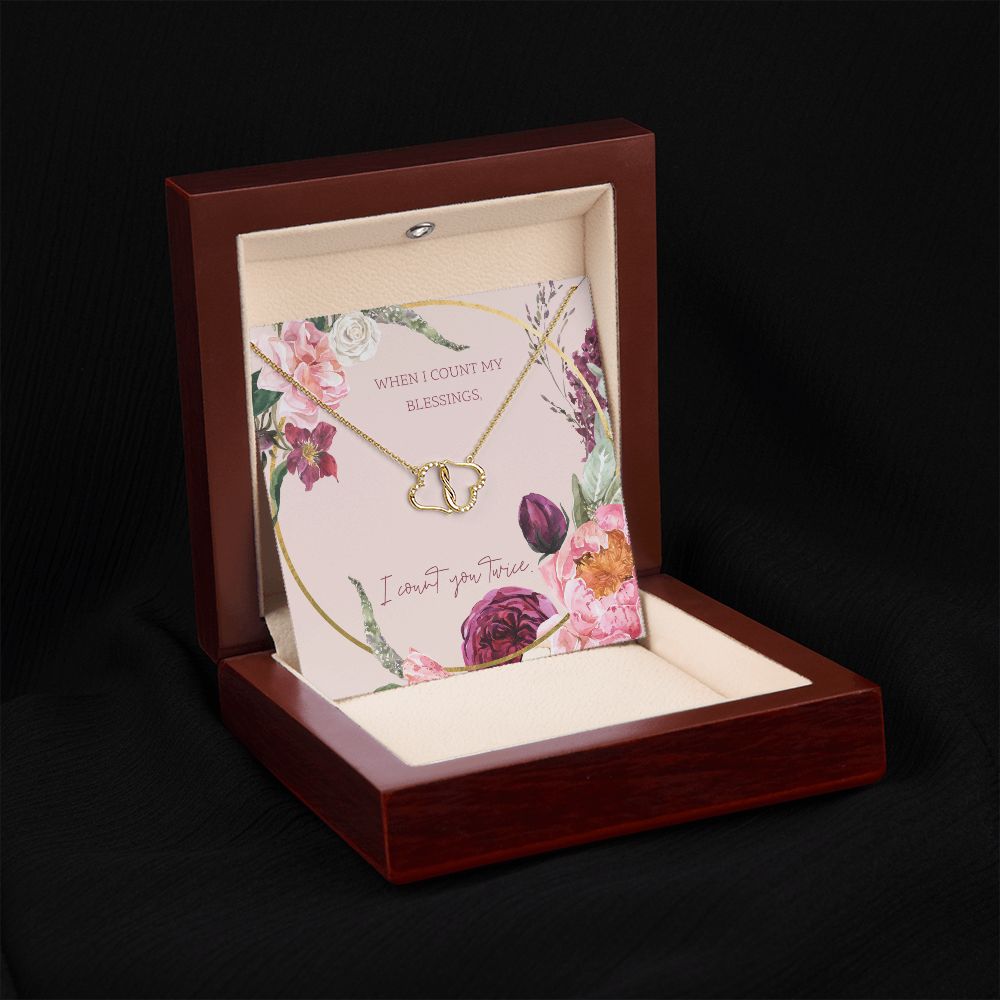 WHEN I COUNT MY BLESSINGS - EVERLASTING LOVE NECKLACE