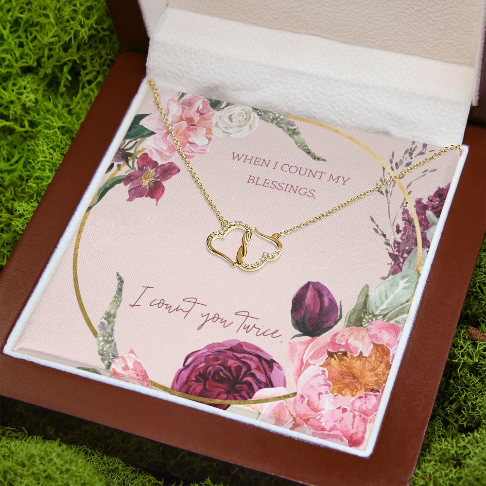 WHEN I COUNT MY BLESSINGS - EVERLASTING LOVE NECKLACE