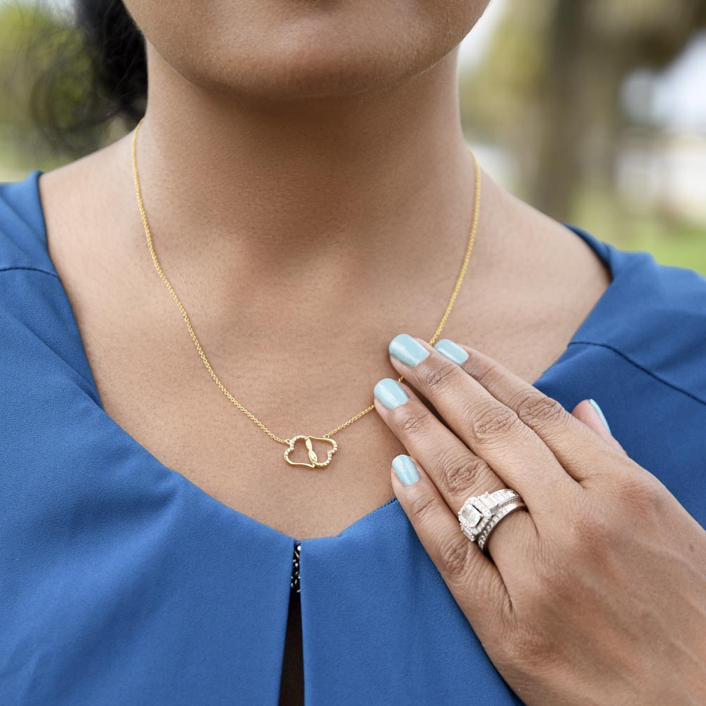 WHEN I COUNT MY BLESSINGS - EVERLASTING LOVE NECKLACE