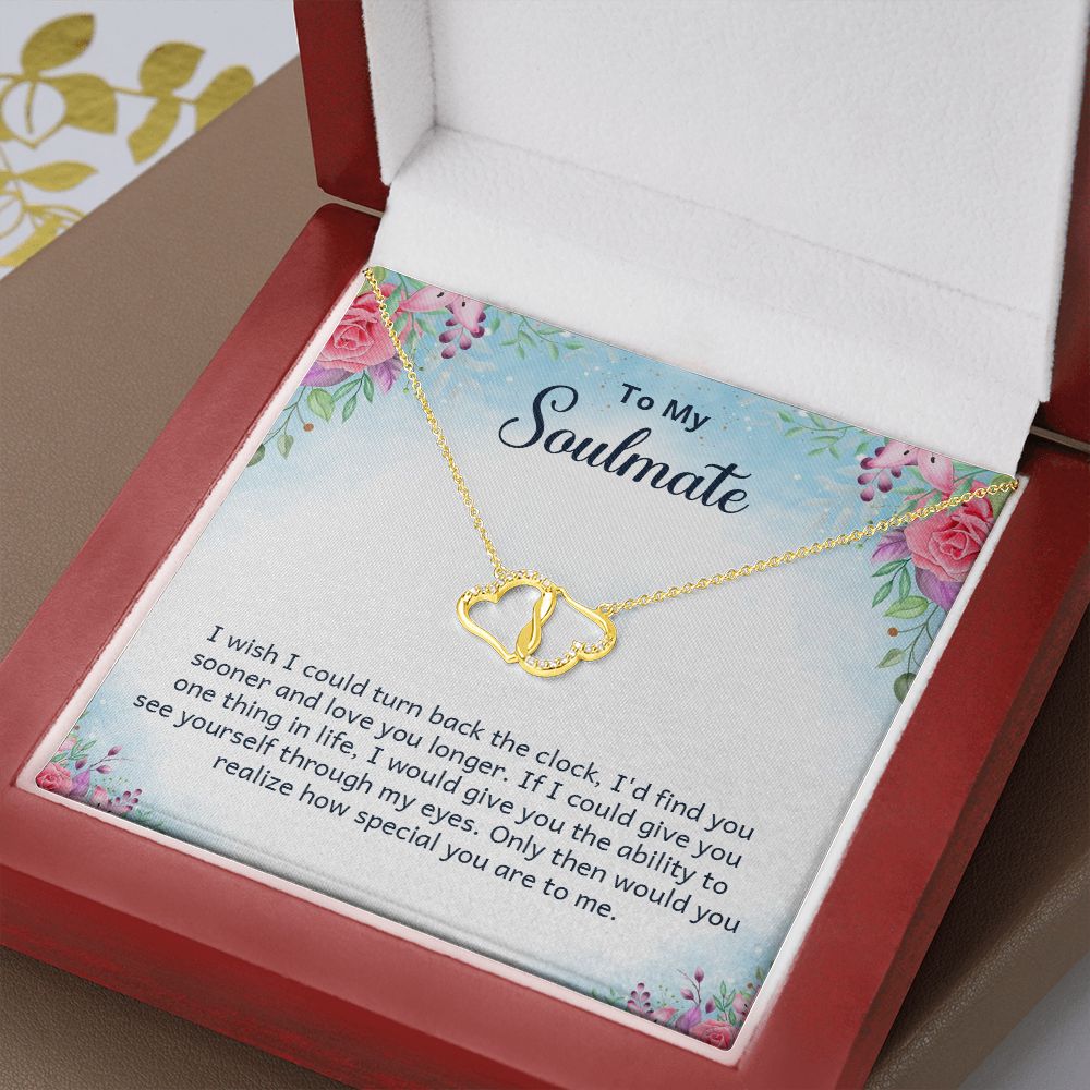 SOULMATE- I WISH I COULD TURN BACK- EVERLASTING LOVE NECKLACE