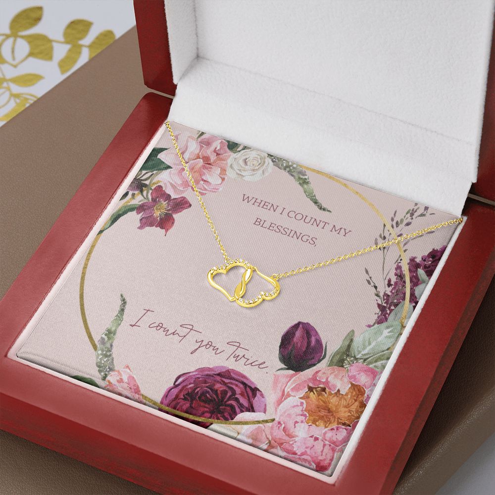 WHEN I COUNT MY BLESSINGS - EVERLASTING LOVE NECKLACE