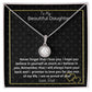 To my beautiful daughter- from dad- Eternal hope necklace