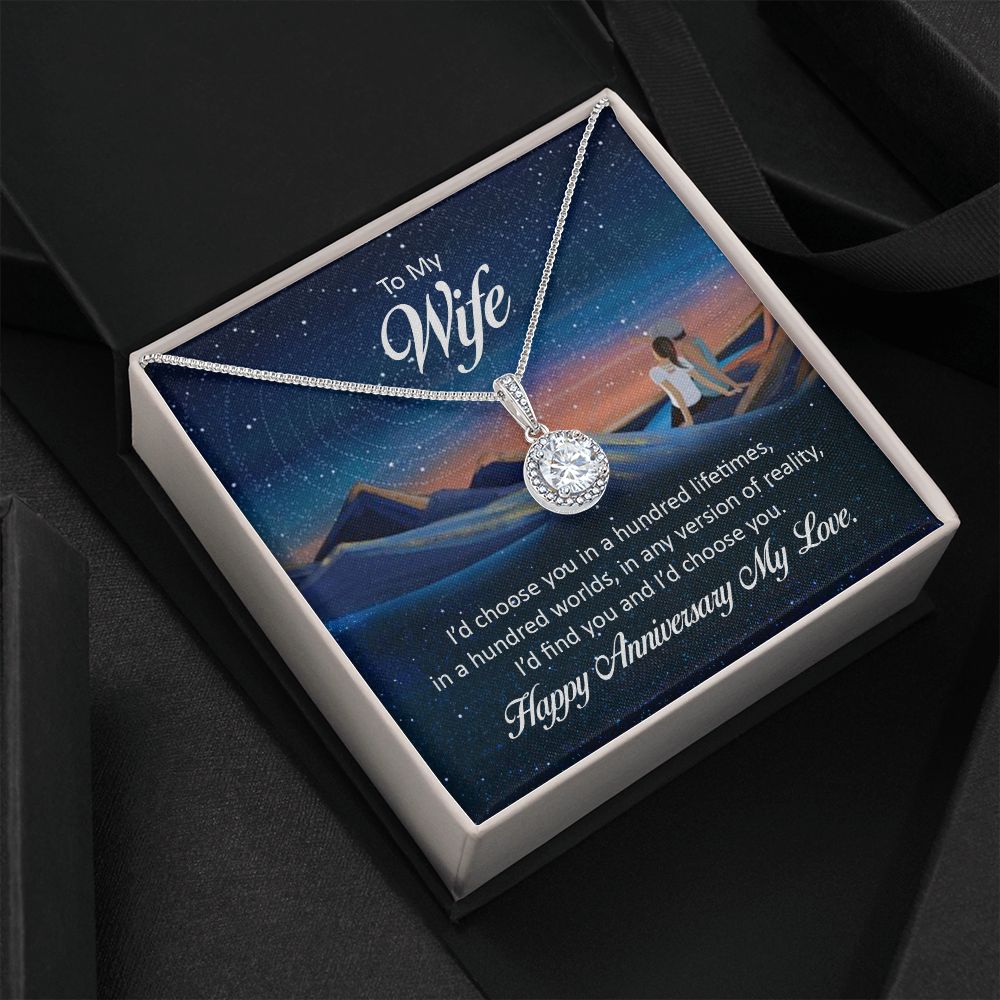 HAPPY ANNIVERSARY TO MY WIFE- ETERNAL HOPE NECKLACE