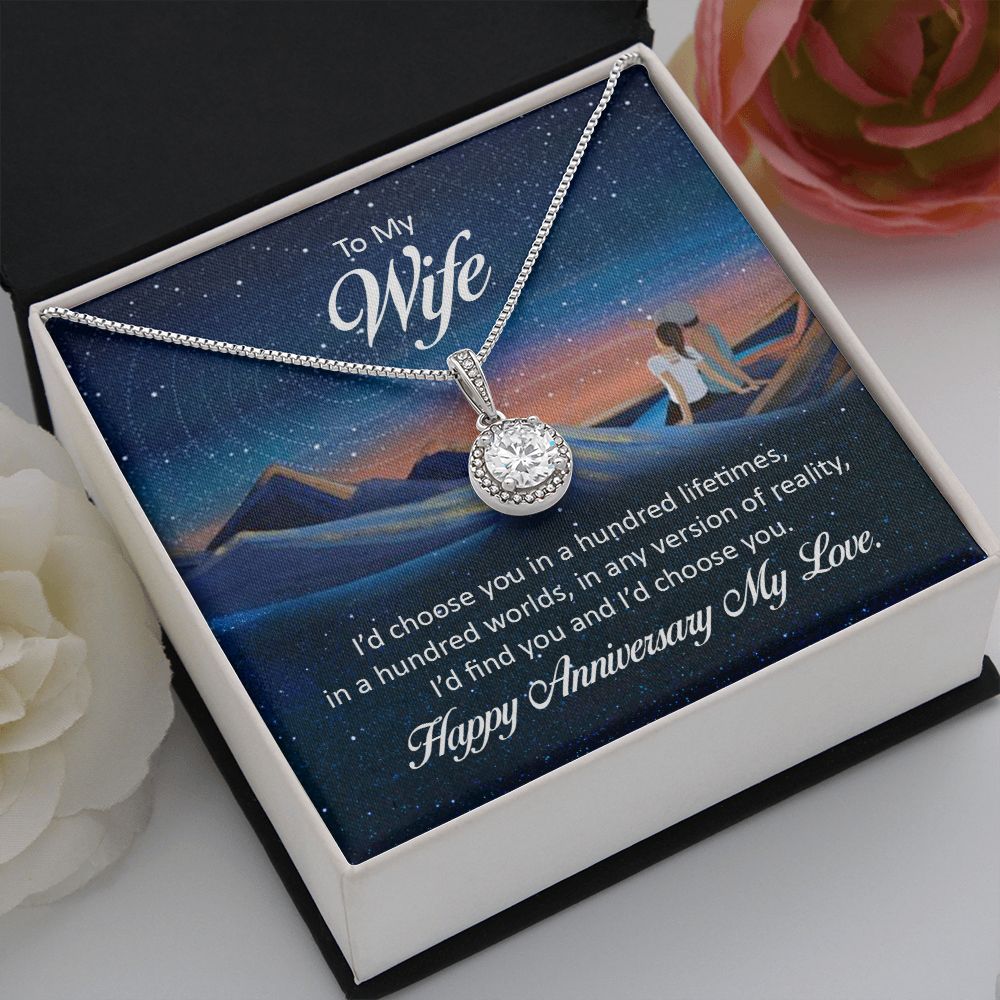 HAPPY ANNIVERSARY TO MY WIFE- ETERNAL HOPE NECKLACE