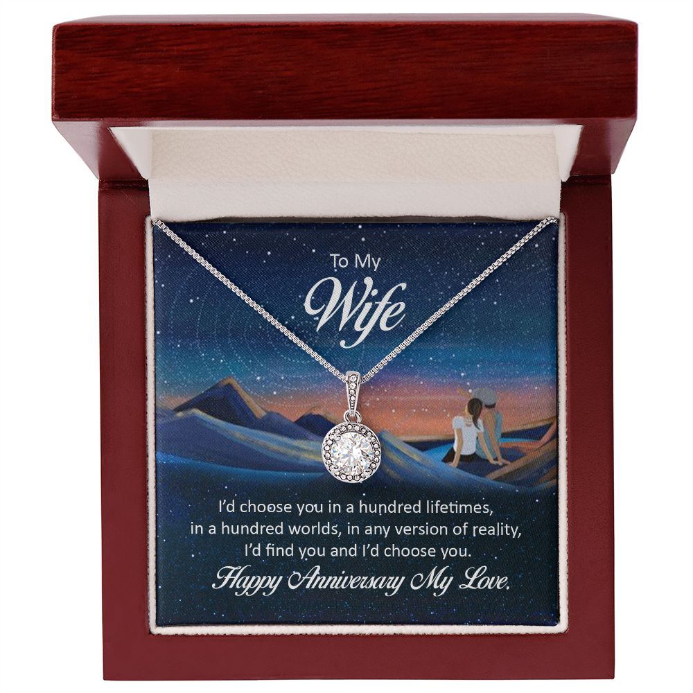 HAPPY ANNIVERSARY TO MY WIFE- ETERNAL HOPE NECKLACE