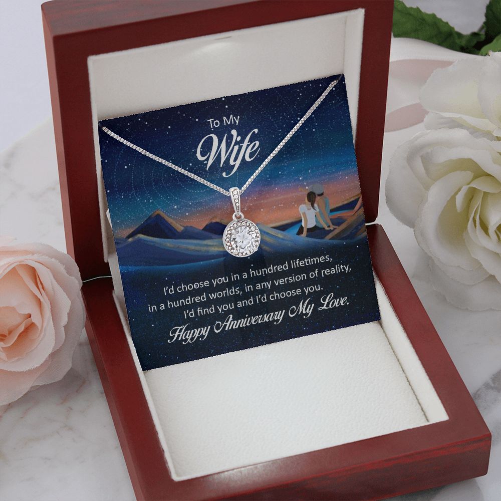 HAPPY ANNIVERSARY TO MY WIFE- ETERNAL HOPE NECKLACE