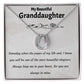 My Beautiful Granddaughter- LUCKY IN LOVE NECKLACE-Someday when the pages