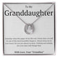 To my Granddaughter-LUCKY IN LOVE NECKLACE - Most Beautiful Chapter