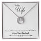 TO WIFE FROM HUSBAND -HEART TO HEART- LUCKY IN LOVE NECKLACE