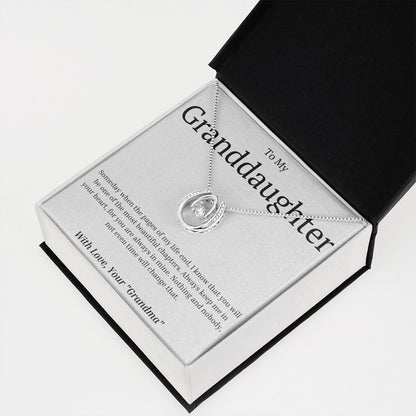 To my Granddaughter-LUCKY IN LOVE NECKLACE - Most Beautiful Chapter