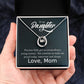 To my daughter -LUCKY IN LOVE NECKLACE -Extraordinary Young Woman