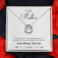 TO MOTHER FROM SON -SWEETEST GIFT- LUCKY IN LOVE NECKLACE