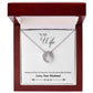 TO WIFE FROM HUSBAND -HEART TO HEART- LUCKY IN LOVE NECKLACE