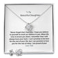 GIFT FOR DAUGHTER FROM DAD - LOVE KNOT EARRING & NECKLACE SET