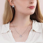 TO MY LOVE- I LOVE YOU NOT ONLY- LOVE KNOT NECKLACE AND EARRING SET