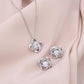 GIFT FOR DAUGHTER FROM DAD - LOVE KNOT EARRING & NECKLACE SET