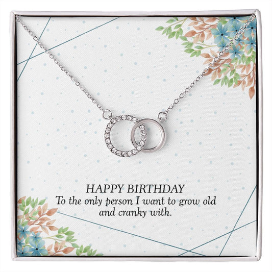 HAPPY BIRTHDAY GIFT- PERFECT PAIR NECKLACE