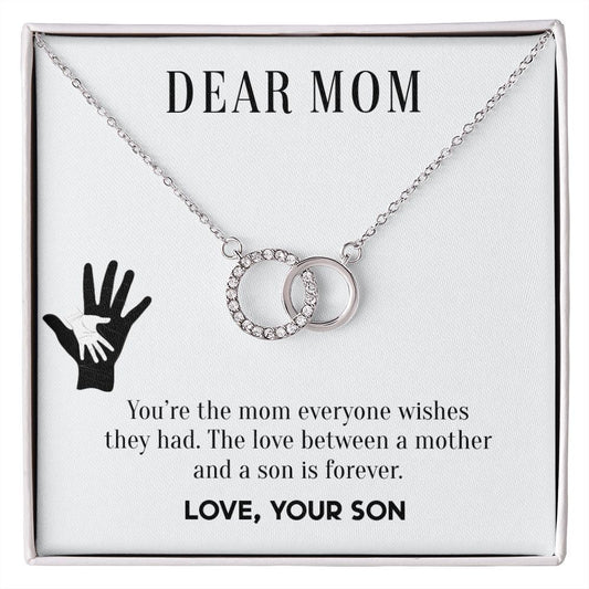 DEAR MOM, YOU’RE THE MOM -PERFECT PAIR NECKLACE