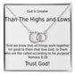 GOD IS GREATER THAN THE HIGHS AND LOWS- PERFECT PAIR NECKLACE