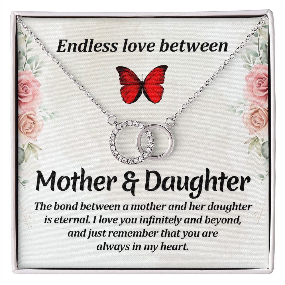 ENDLESS LOVE BETWEEN MOTHER AND DAUGHTER- PERFECT PAIR NECKLACE