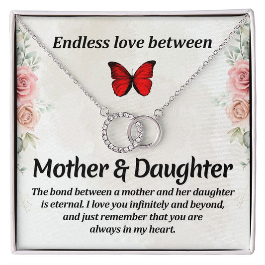 ENDLESS LOVE BETWEEN MOTHER AND DAUGHTER- PERFECT PAIR NECKLACE