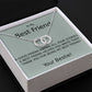 TO MY BEST FRIEND-HELPED WRITE MY STORIES- PERFECT PAIR NECKLACE