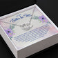 TO MY SISTER-IN-LAW - I KNOW YOU NOW AS MY BONUS SISTER- PERFECT PAIR NECKLACE