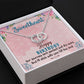 SWEETHEART HAPPY BIRTHDAY BOHO CHICK -PERFECT PAIR NECKLACE