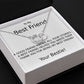 TO MY BEST FRIEND-HELPED WRITE MY STORIES-WT- PERFECT PAIR NECKLACE