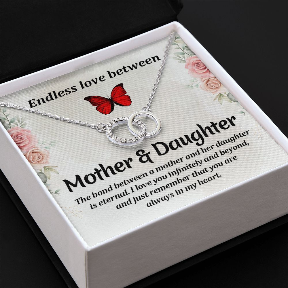 ENDLESS LOVE BETWEEN MOTHER AND DAUGHTER- PERFECT PAIR NECKLACE