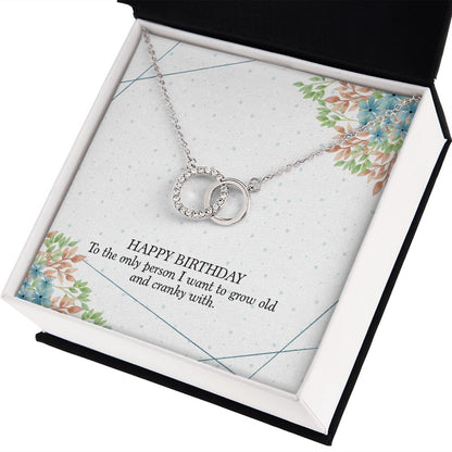 HAPPY BIRTHDAY GIFT- PERFECT PAIR NECKLACE