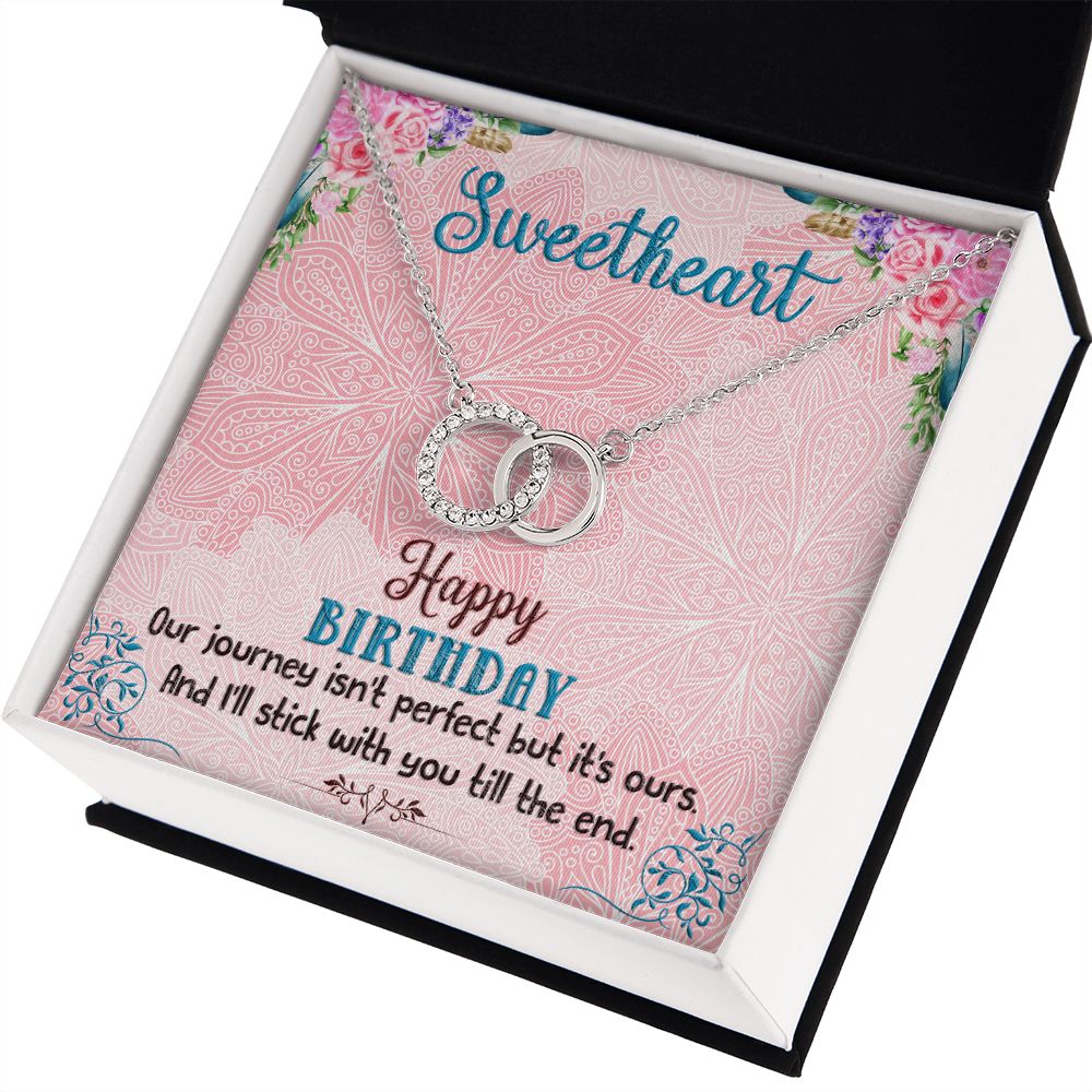 SWEETHEART HAPPY BIRTHDAY BOHO CHICK -PERFECT PAIR NECKLACE