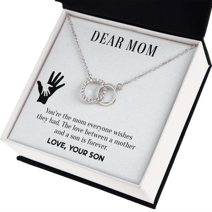 DEAR MOM, YOU’RE THE MOM -PERFECT PAIR NECKLACE