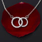 ENDLESS LOVE BETWEEN MOTHER AND DAUGHTER- PERFECT PAIR NECKLACE